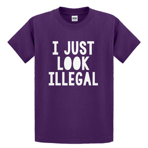 Youth I just Look Illegal Kids T-shirt