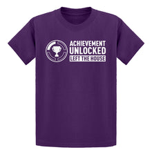 Youth Achievement Unlocked Left The House Kids T-shirt