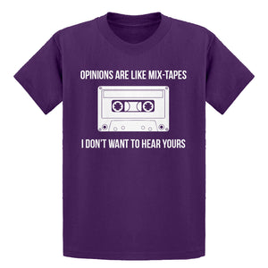 Youth Opinions are like Mixtapes Kids T-shirt