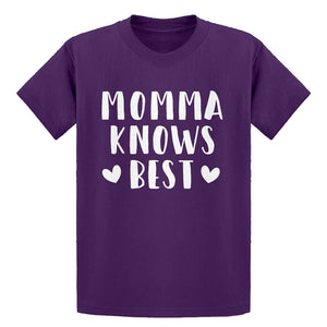 Youth Momma Knows Best Kids T-shirt