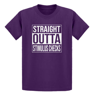 Youth Straight Outta Stimulus Checks Kids T-shirt