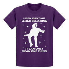Youth When Those Sleigh Bells Ring Kids T-shirt