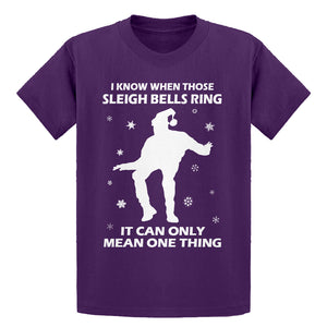 Youth When Those Sleigh Bells Ring Kids T-shirt