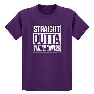 Youth Straight Outta Fawlty Towers Kids T-shirt