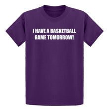 Youth Basketball Game Tomorrow Kids T-shirt