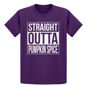 Youth Straight Outta Pumpkin Spice Kids T-shirt