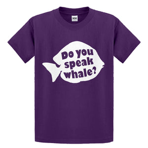 Youth Do You Speak Whale Kids T-shirt
