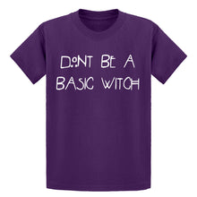 Youth Dont Be a Basic Witch Kids T-shirt