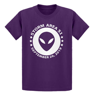 Youth Storming Area 51 Kids T-shirt