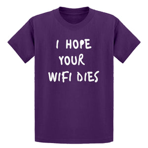 Youth I Hope Your Wifi Dies Kids T-shirt
