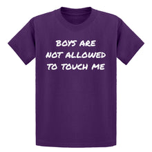 Youth Boys are not Allowed to Touch Me Kids T-shirt