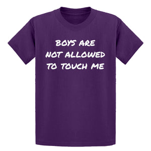 Youth Boys are not Allowed to Touch Me Kids T-shirt