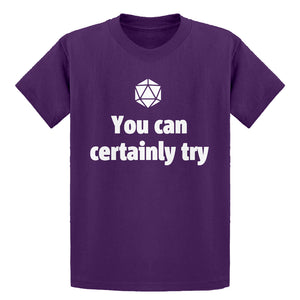 Youth You Can Certainly Try DnD Kids T-shirt