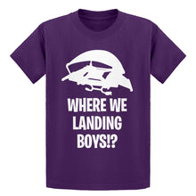 Youth Where We Landing Boys?! Kids T-shirt