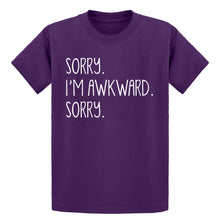 Youth Sorry I'm Awkward Sorry Kids T-shirt