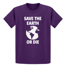 Youth Save the Earth or Die Kids T-shirt