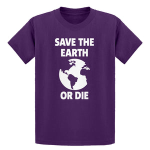 Youth Save the Earth or Die Kids T-shirt