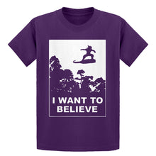 Youth I Want to Believe Nimbus Fighter Kids T-shirt