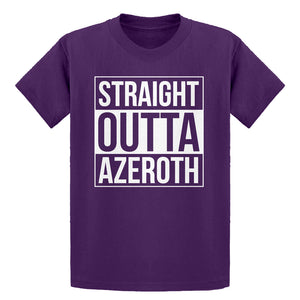 Youth Straight Outta Azeroth Kids T-shirt