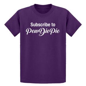 Youth Subscribe to PewDiePie Kids T-shirt