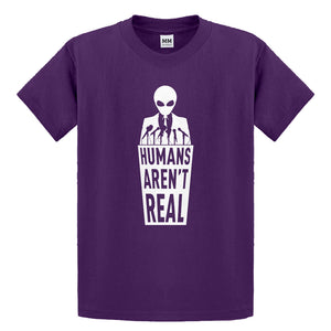 Youth Humans Aren't Real Kids T-shirt