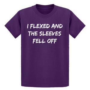 Youth I Flexed and the Sleeves Fell Off Kids T-shirt