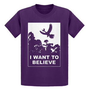 Youth I Want to Believe Kanto Sighting Kids T-shirt