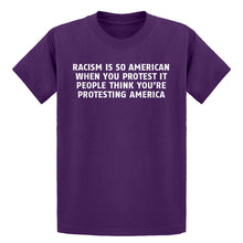 Youth Racism is so American Kids T-shirt