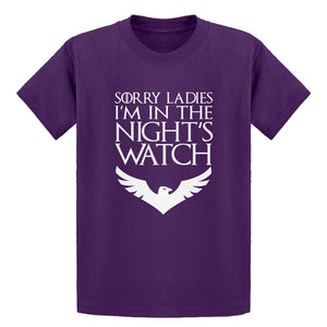 Youth Sorry Ladies Nights Watch Kids T-shirt