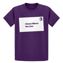 Youth I Know Where You Live Kids T-shirt