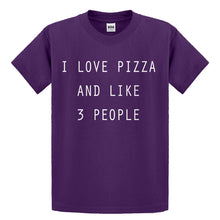 Youth I Love Pizza and like 3 People Kids T-shirt