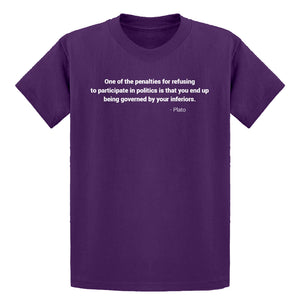 Youth Governed by your Inferiors Kids T-shirt