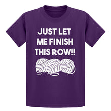 Youth Just Let Me Finish This Row! Kids T-shirt