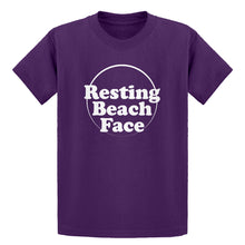 Youth Resting Beach Face Kids T-shirt