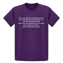 Youth On the Sands of Hesitation Kids T-shirt