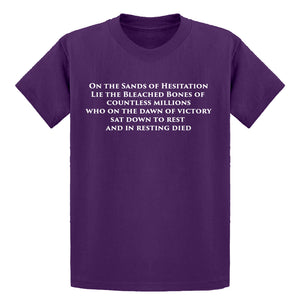 Youth On the Sands of Hesitation Kids T-shirt