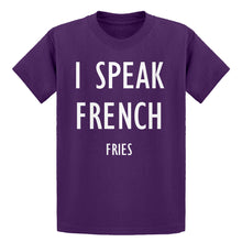 Youth I Speak French Fries Kids T-shirt