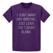 Youth Leave the Tshirt Blank Kids T-shirt