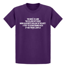 Youth The Week is Long the Silver Cat Feeds Kids T-shirt