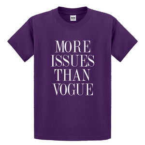 Youth More Issues than Vogue Kids T-shirt