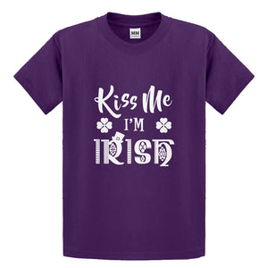 Youth Kiss Me I'm Irish Kids T-shirt