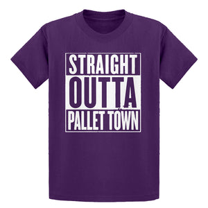 Youth Straight Outta Pallet Town Kids T-shirt