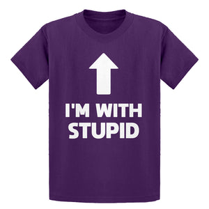 Youth I'm with Stupid Up Kids T-shirt