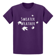 Youth Sweater Weather Kids T-shirt