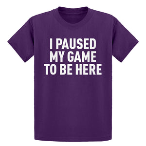 Youth I Paused My Game to Be Here Kids T-shirt