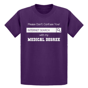 Youth Don't Confuse Your Search Kids T-shirt