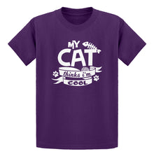 Youth My Cat Thinks I'm Cool Kids T-shirt