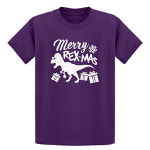 Youth Merry Rex-Mas Kids T-shirt