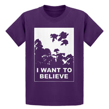 Youth I Want to Believe Super Girls Kids T-shirt