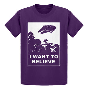 Youth I Want to Believe Star Ship Kids T-shirt